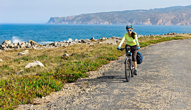 Fietsen langs de kust van Portugal