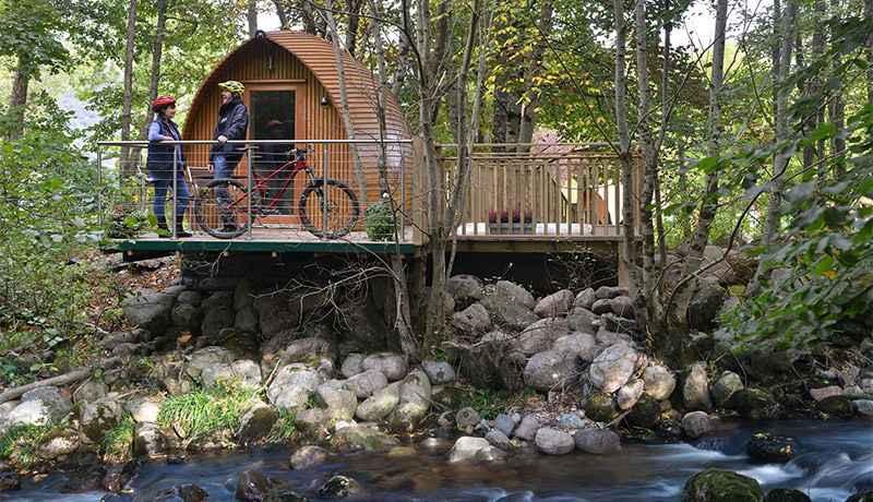 Boomhut in Portugal